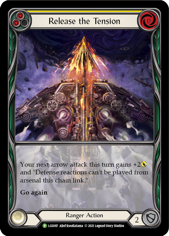 Release the Tension (Yellow) [LGS097] (Promo)  Rainbow Foil | Silver Goblin