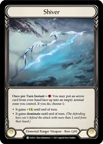 Oldhim, Grandfather of Eternity // Shiver (ELE001) 1st Edition  - Tales of Aria