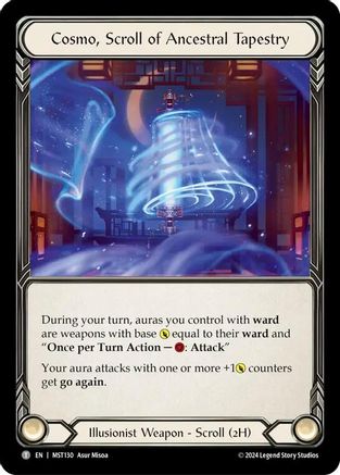 Cosmo, Scroll of Ancestral Tapestry // Beckoning Mistblade (MST130)  - Part the Mistveil