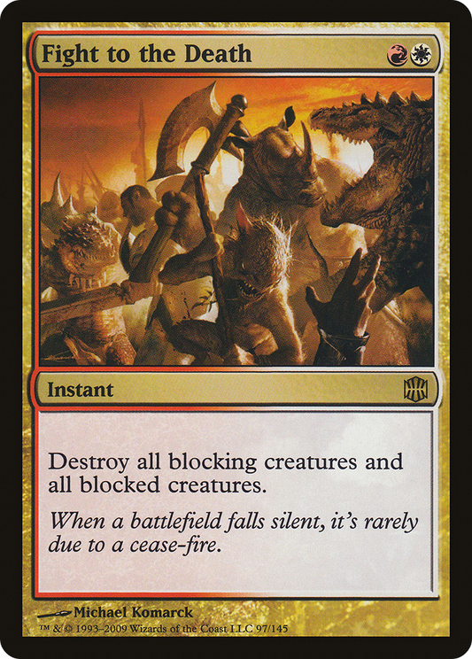 Fight to the Death [Alara Reborn] Foil