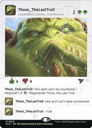 Thrun, the Last Troll (810) - Secret Lair Drop Series