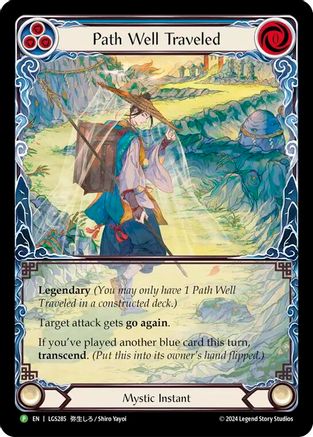 Path Well Traveled // Inner Chi - LGS285 (LGS285) Rainbow Foil - Flesh and Blood: Promo Cards