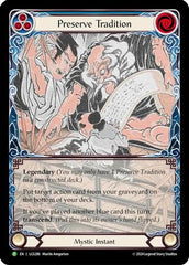 Preserve Tradition // Inner Chi - LGS286 Rainbow Foil (LGS286) - Flesh and Blood: Promo Cards | Silver Goblin