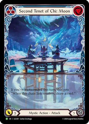 Second Tenet of Chi: Moon (LGS301) Rainbow Foil - FaB Promos