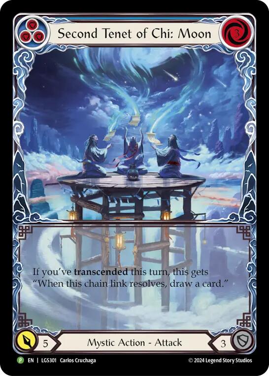 Second Tenet of Chi: Moon [LGS301] (Promo)  Rainbow Foil | Silver Goblin