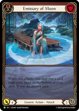 Emissary of Moon (LGS299) Rainbow Foil - FaB Promos