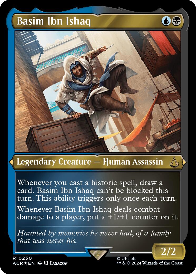 Basim Ibn Ishaq (Foil Etched) [Assassin's Creed] | Silver Goblin