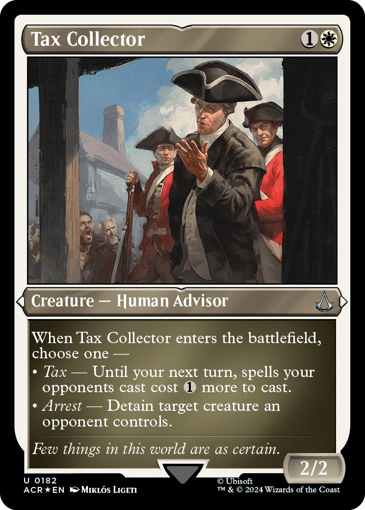 Tax Collector (Foil Etched) [Assassin's Creed] | Silver Goblin