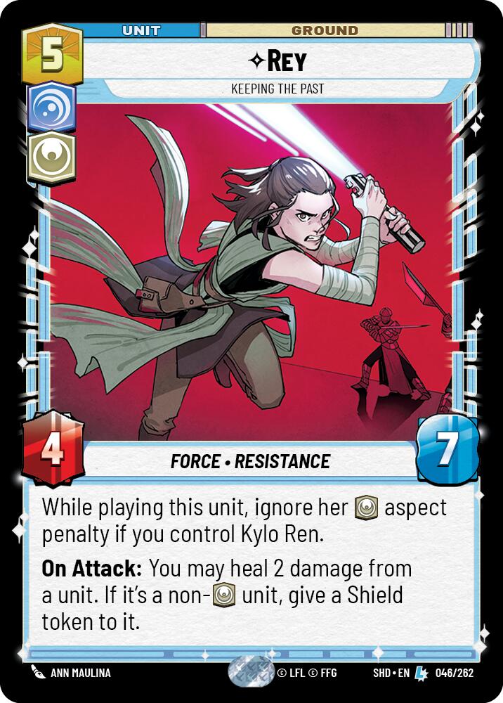 Rey - Keeping the Past (046/262) [Shadows of the Galaxy] | Silver Goblin