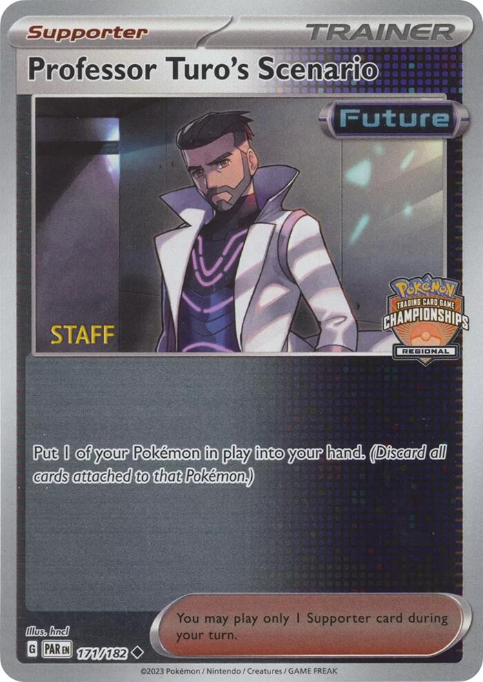 Professor Turo's Scenario (171/182) (2023 Regional Championships Staff) [League & Championship Cards] | Silver Goblin