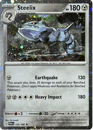 Steelix - 125/182 (Cosmos Holo) (125) Holofoil - Miscellaneous Cards & Products