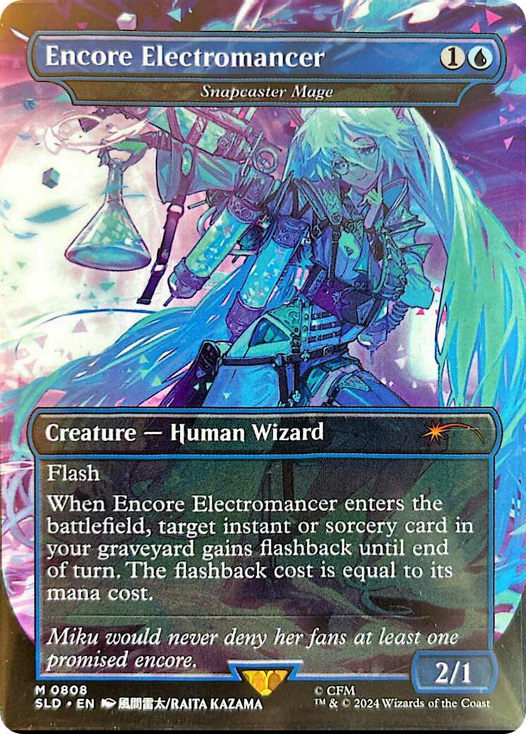Encore Electromancer – Snapcaster Mage (808) Foil - Secret Lair Drop Series