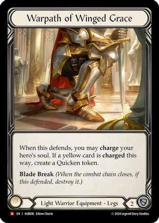 Warpath of Winged Grace (ASB006) Rainbow Foil - Armory Deck: Boltyn