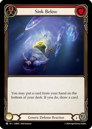 Sink Below (Red) (ASB016) - Armory Deck: Boltyn