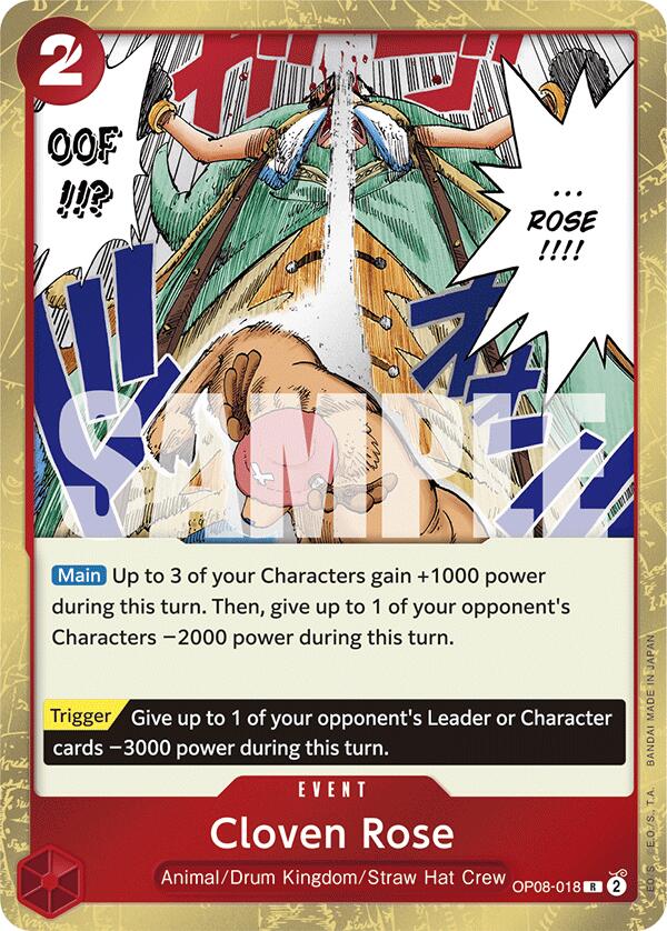 Cloven Rose (OP08-018) Foil