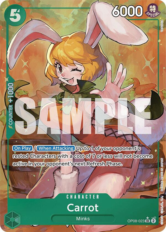 Carrot (023) (Parallel) Foil (OP08-023) - Two Legends