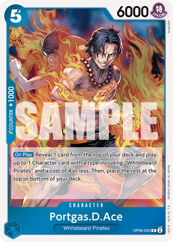 Portgas.D.Ace Foil (OP08-052) - Two Legends