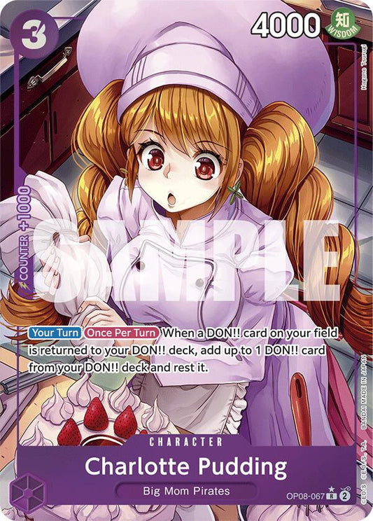 Charlotte Pudding (067) (Parallel) Foil (OP08-067) - Two Legends