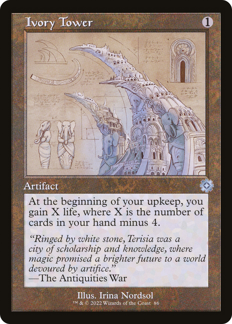 Ivory Tower (Retro Schematic) [The Brothers' War Retro Artifacts] Foil