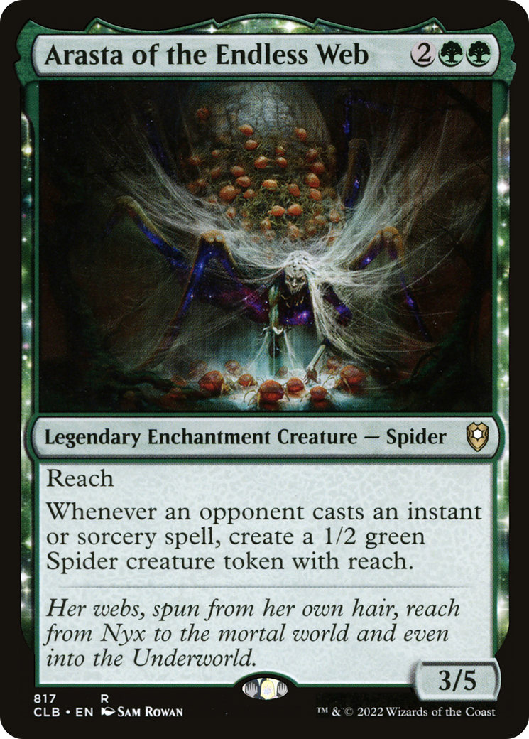 Arasta of the Endless Web [Commander Legends: Battle for Baldur's Gate] | Silver Goblin