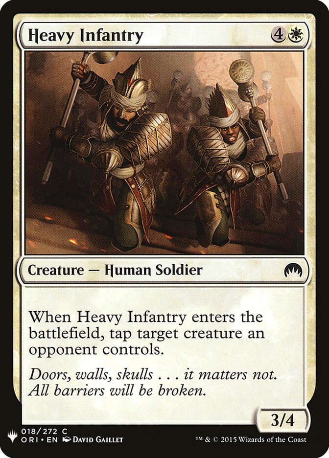 Heavy Infantry [Mystery Booster] | Silver Goblin