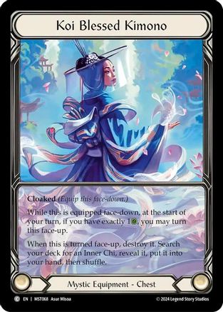 Koi Blessed Kimono (Extended Art) (MST068) Cold Foil - Part the Mistveil