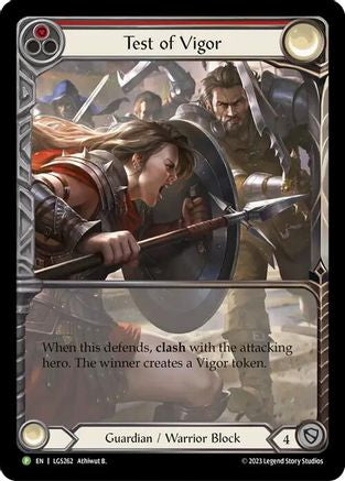 Test of Vigor (LGS262) Rainbow Foil - FaB Promos