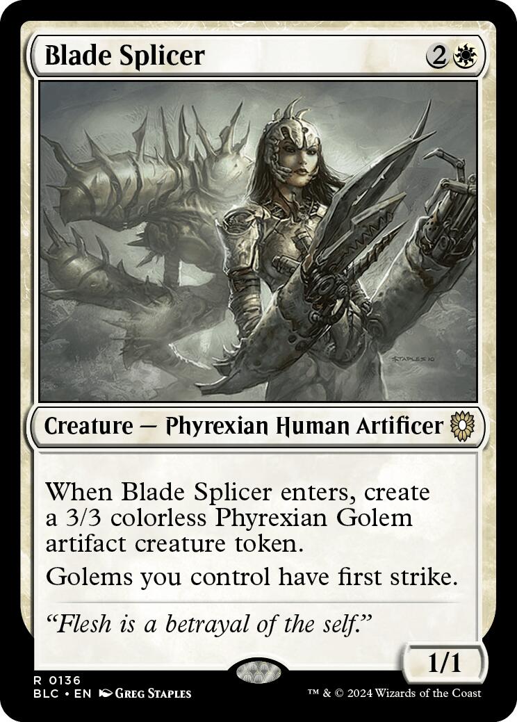 Blade Splicer [Bloomburrow Commander] | Silver Goblin