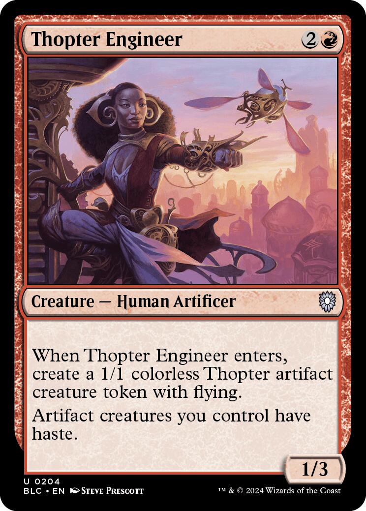 Thopter Engineer [Bloomburrow Commander] | Silver Goblin