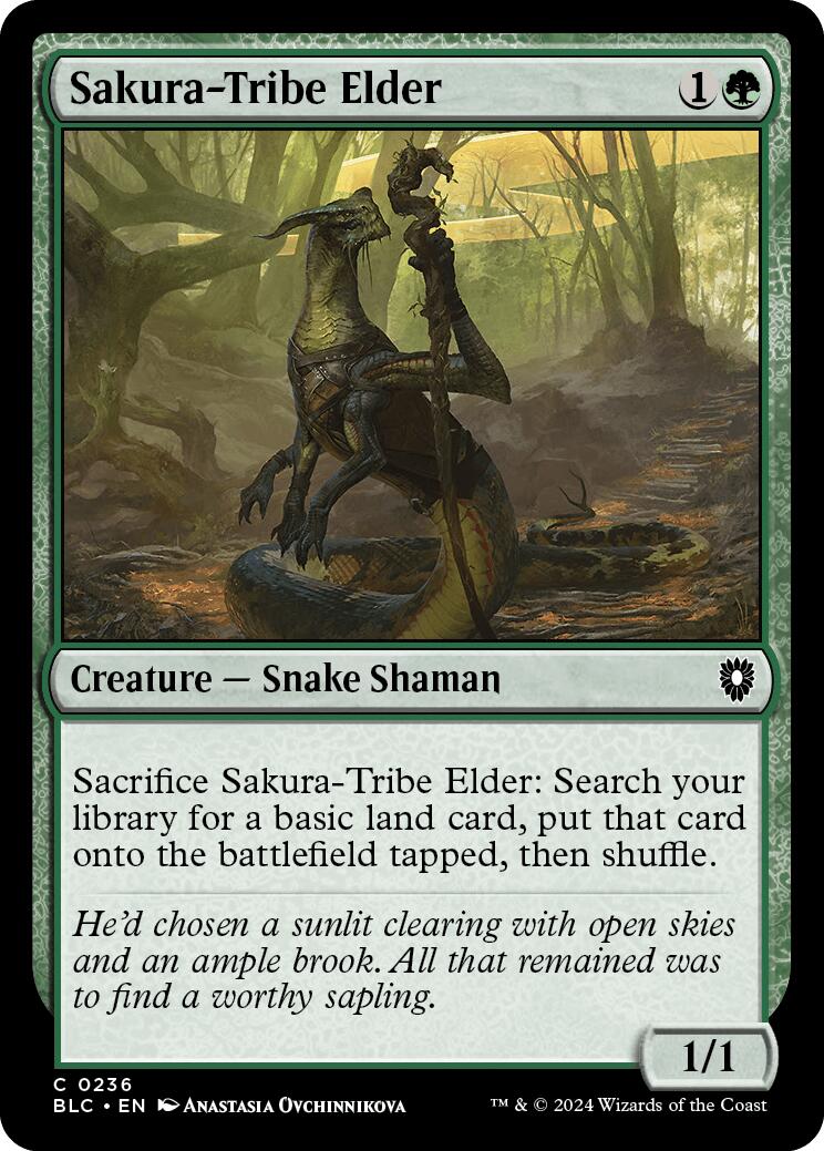 Sakura-Tribe Elder [Bloomburrow Commander] | Silver Goblin