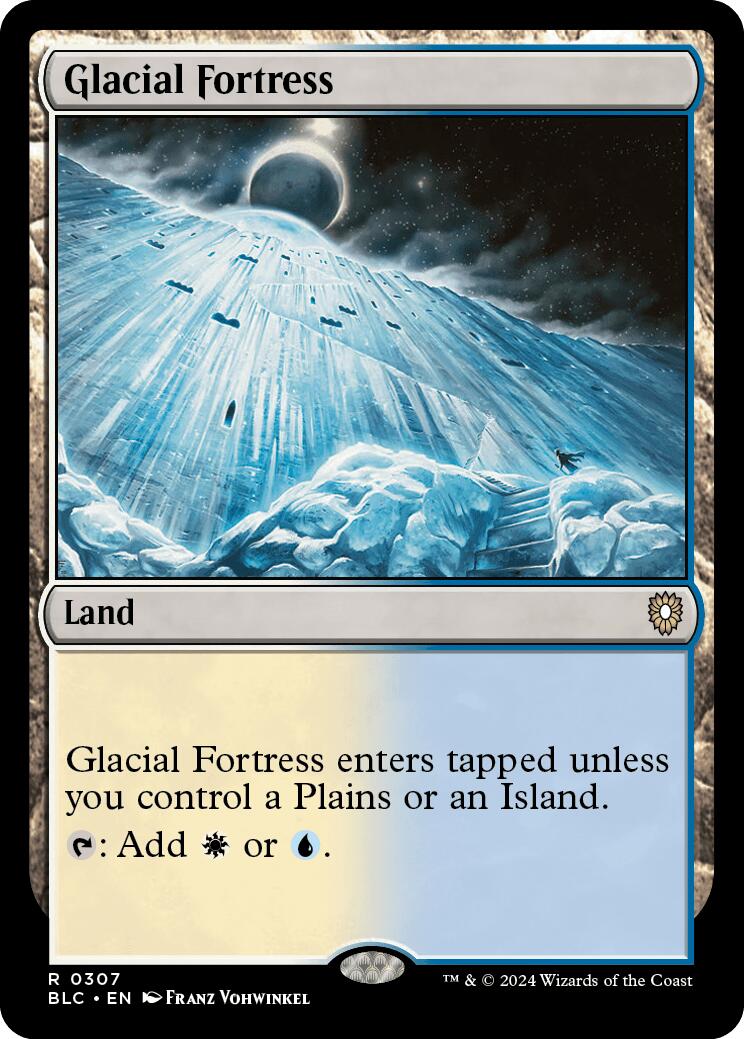 Glacial Fortress [Bloomburrow Commander] | Silver Goblin