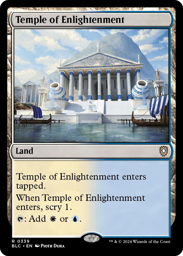 Temple of Enlightenment [Bloomburrow Commander] | Silver Goblin