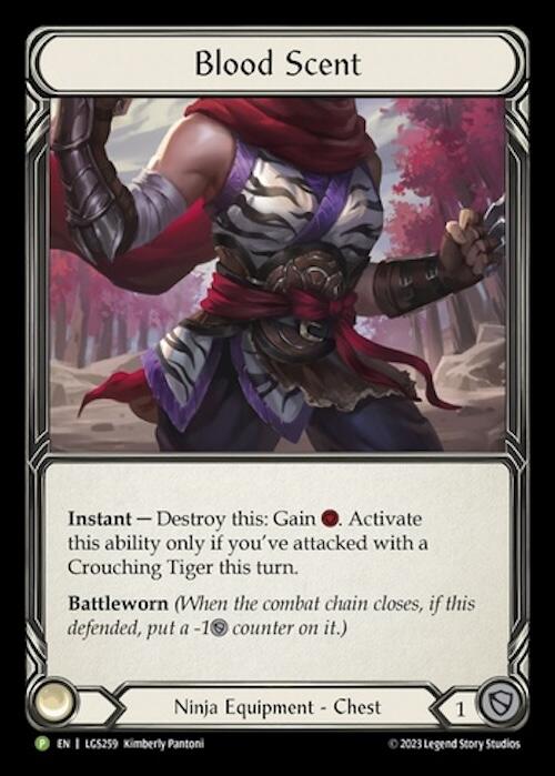 Blood Scent - LGS259 Cold Foil (LGS259) - Flesh and Blood: Promo Cards | Silver Goblin