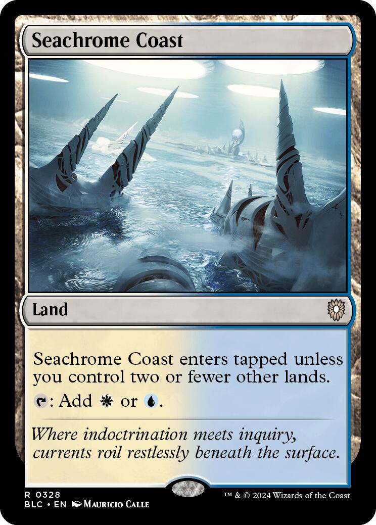 Seachrome Coast [Bloomburrow Commander] | Silver Goblin