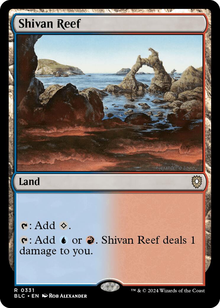 Shivan Reef [Bloomburrow Commander] | Silver Goblin