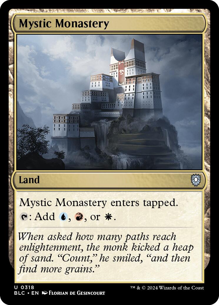 Mystic Monastery [Bloomburrow Commander] | Silver Goblin
