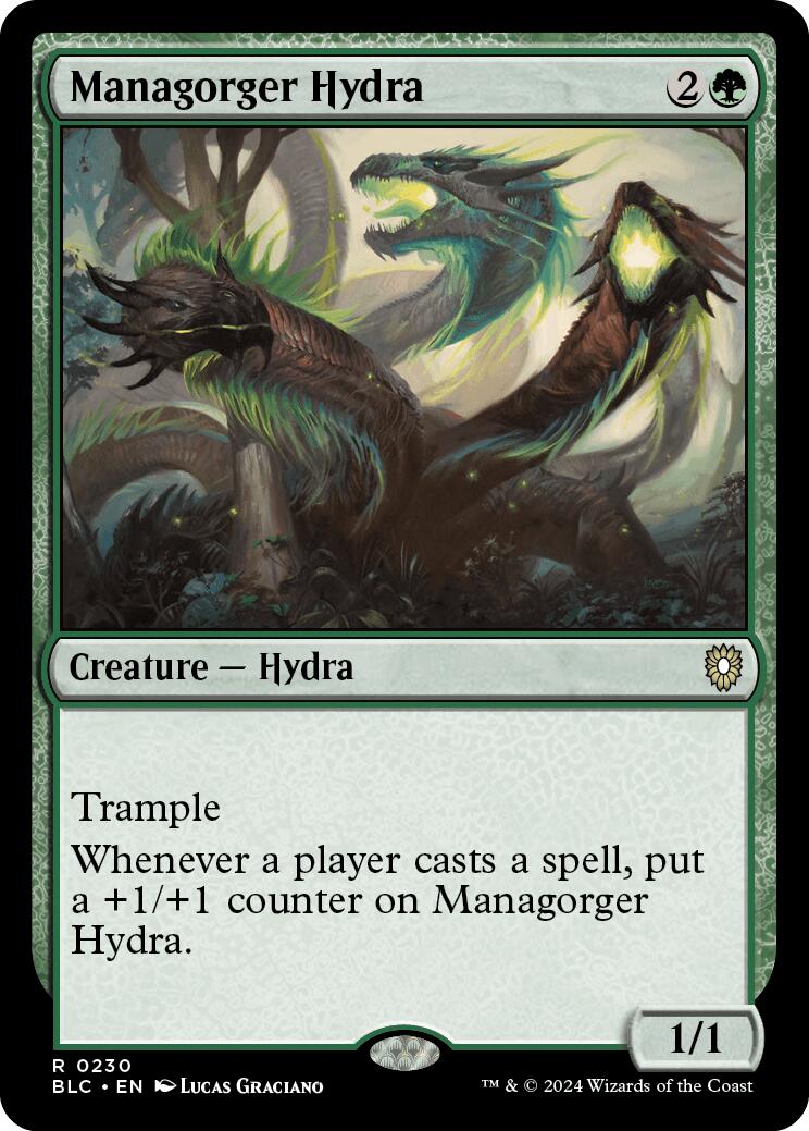 Managorger Hydra [Bloomburrow Commander] | Silver Goblin