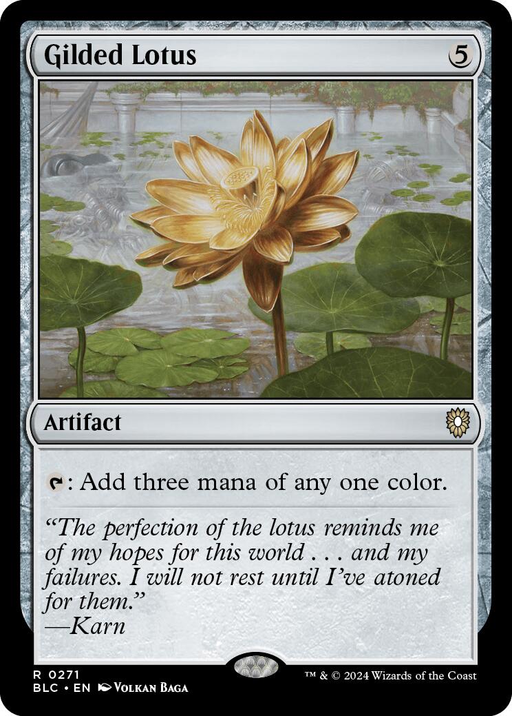Gilded Lotus [Bloomburrow Commander] | Silver Goblin