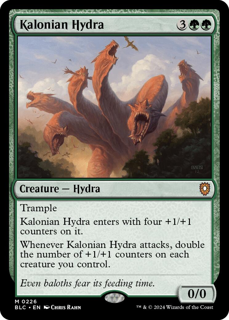 Kalonian Hydra [Bloomburrow Commander] | Silver Goblin