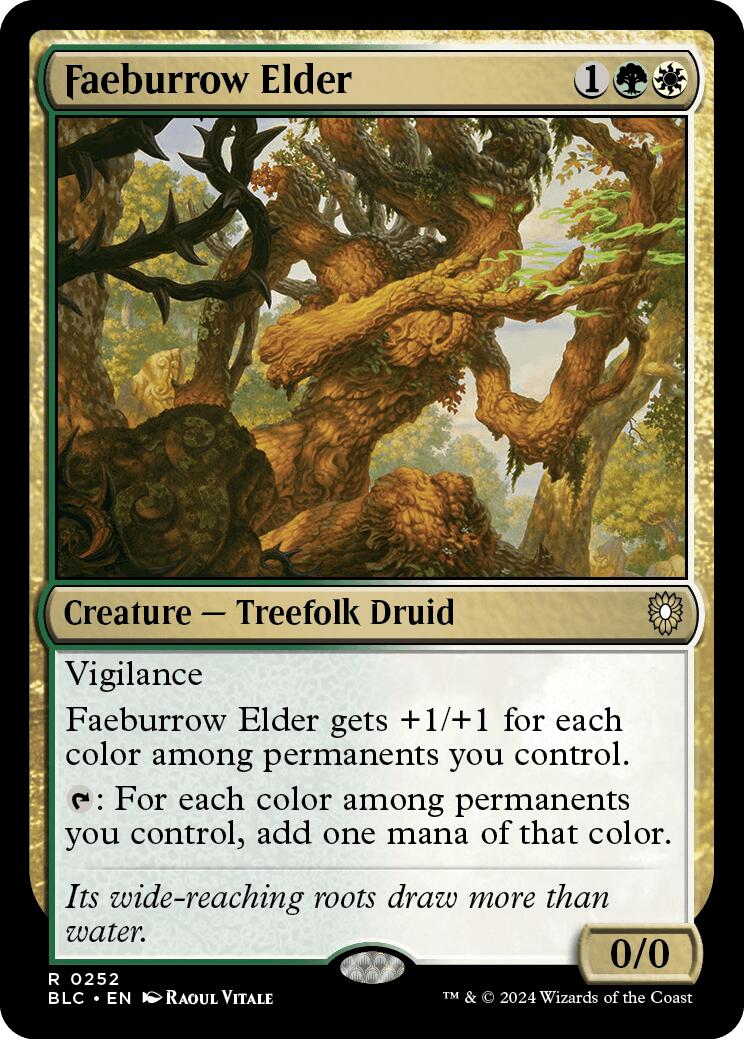 Faeburrow Elder [Bloomburrow Commander] | Silver Goblin