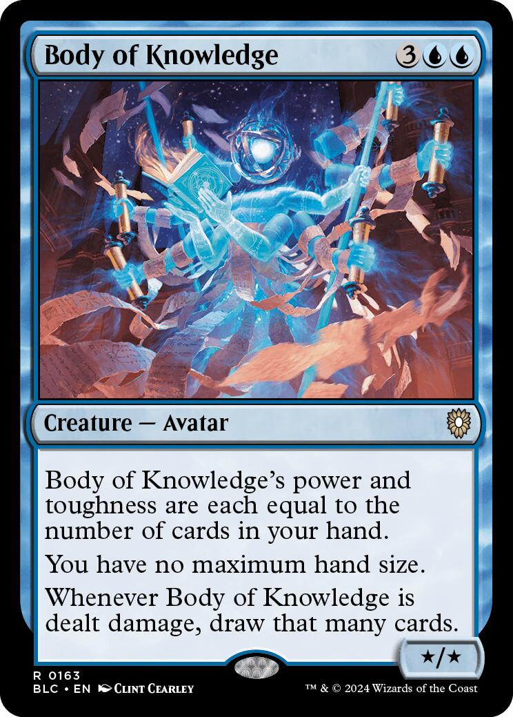 Body of Knowledge [Bloomburrow Commander] | Silver Goblin