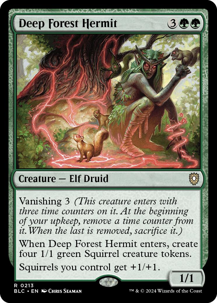 Deep Forest Hermit [Bloomburrow Commander] | Silver Goblin