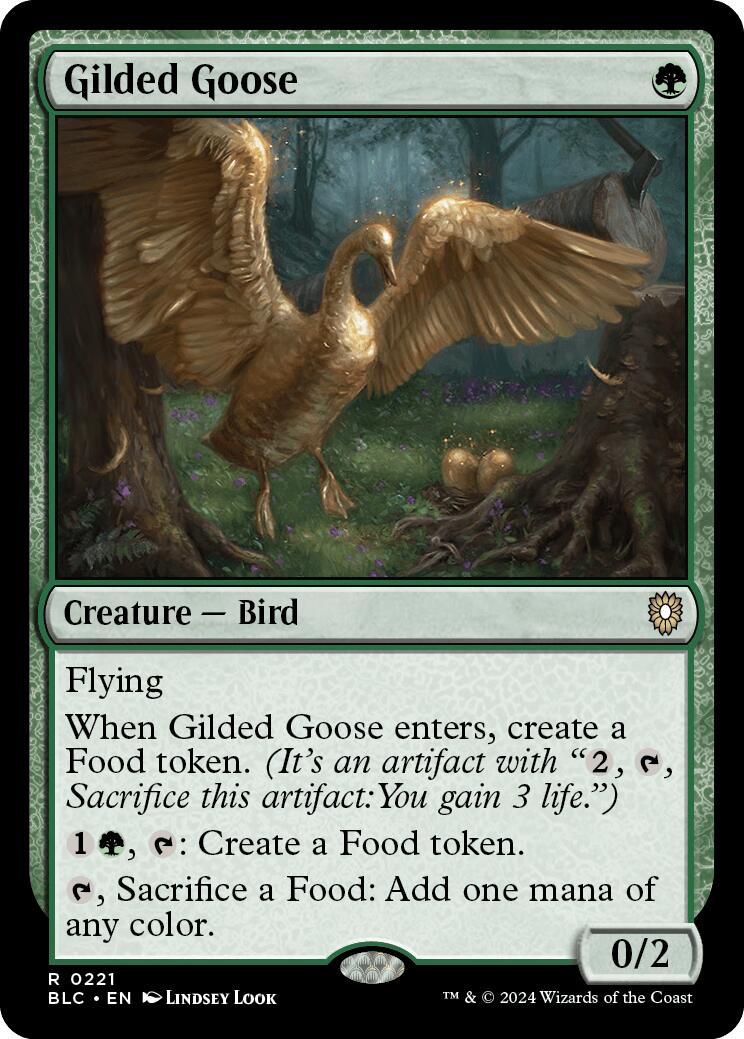 Gilded Goose [Bloomburrow Commander] | Silver Goblin