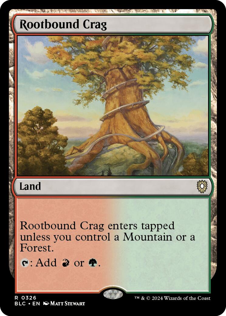 Rootbound Crag [Bloomburrow Commander] | Silver Goblin