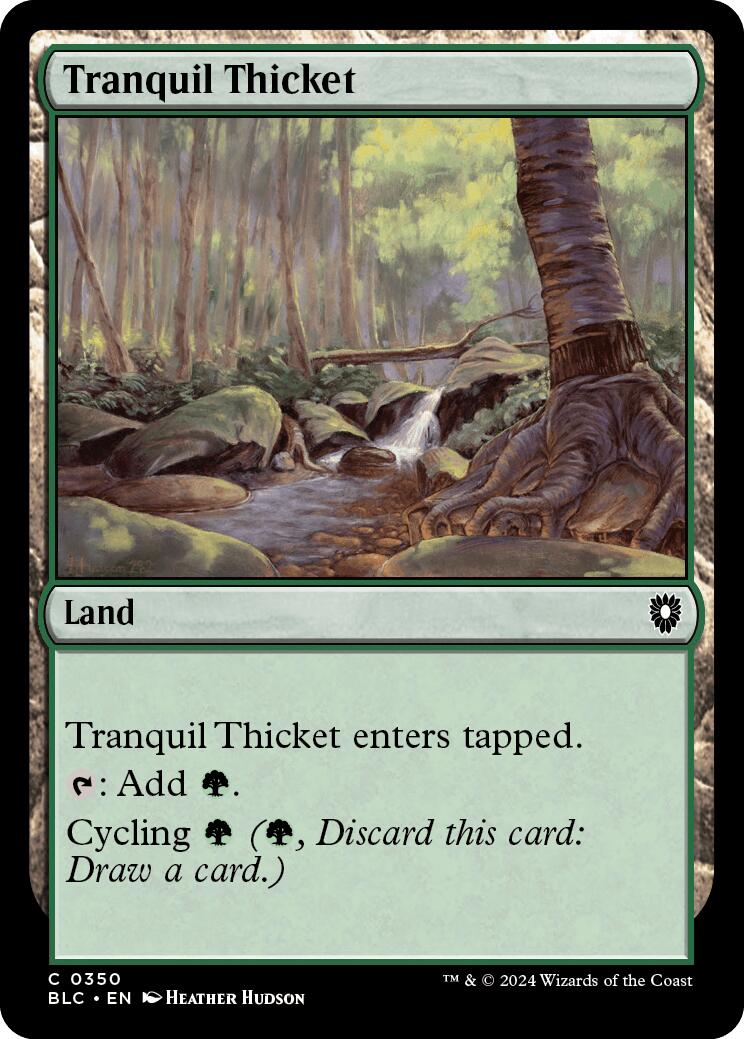 Tranquil Thicket [Bloomburrow Commander] | Silver Goblin