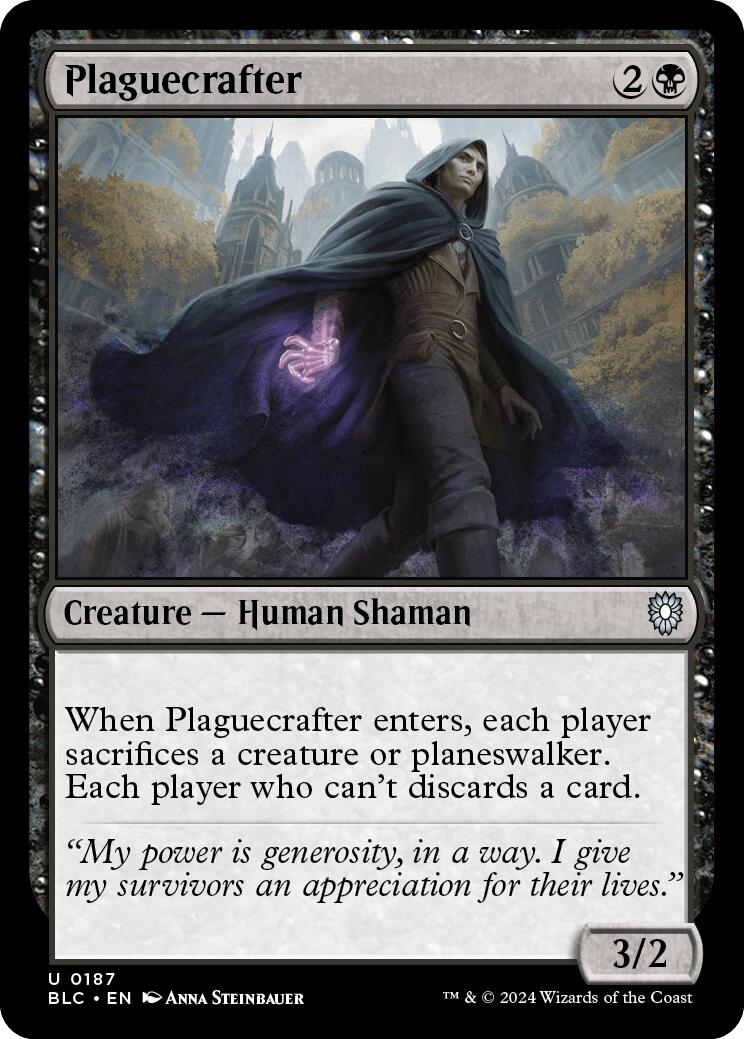 Plaguecrafter [Bloomburrow Commander] | Silver Goblin
