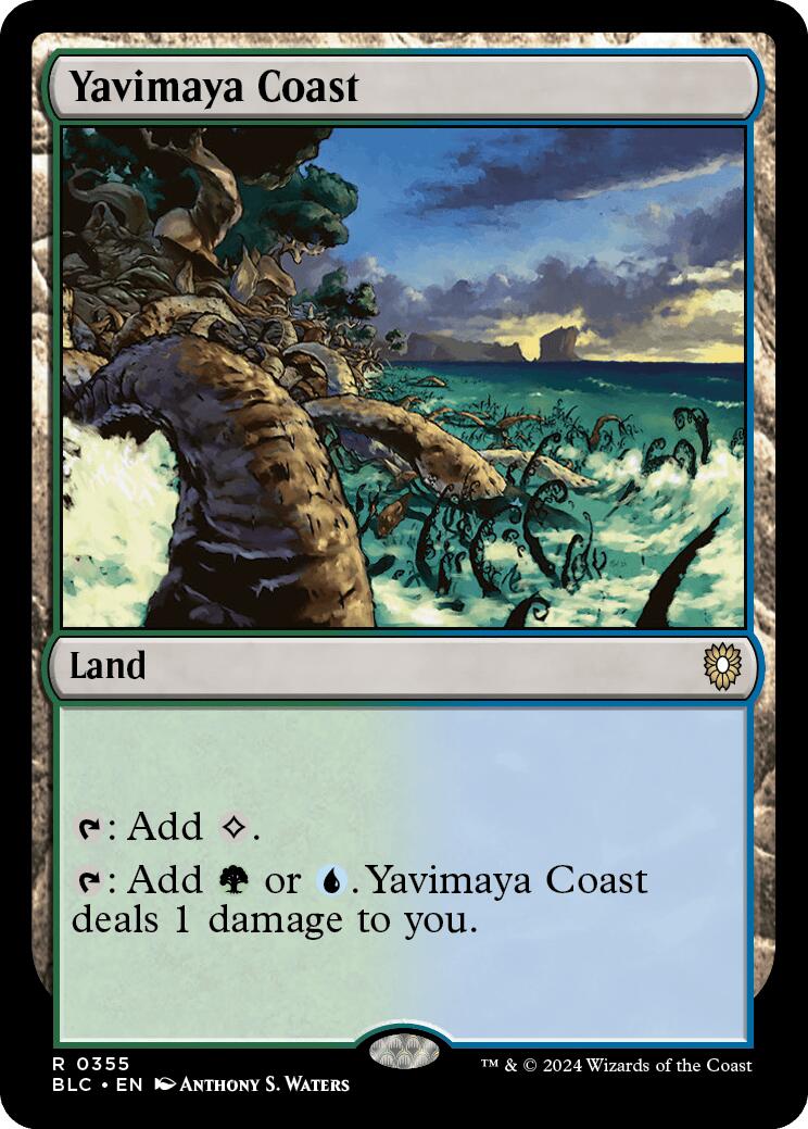 Yavimaya Coast [Bloomburrow Commander] | Silver Goblin