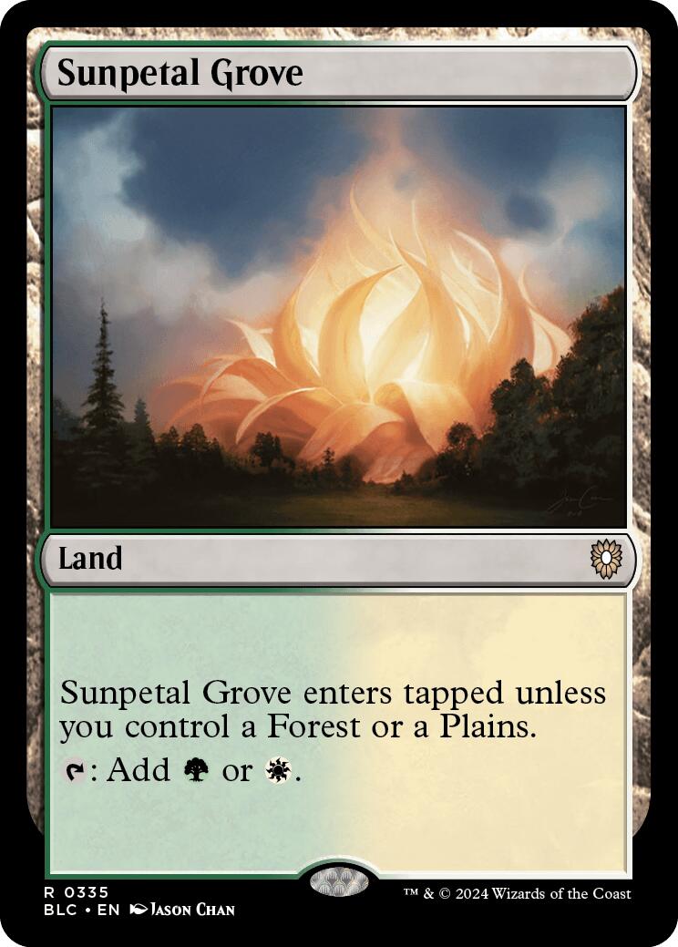 Sunpetal Grove [Bloomburrow Commander] | Silver Goblin