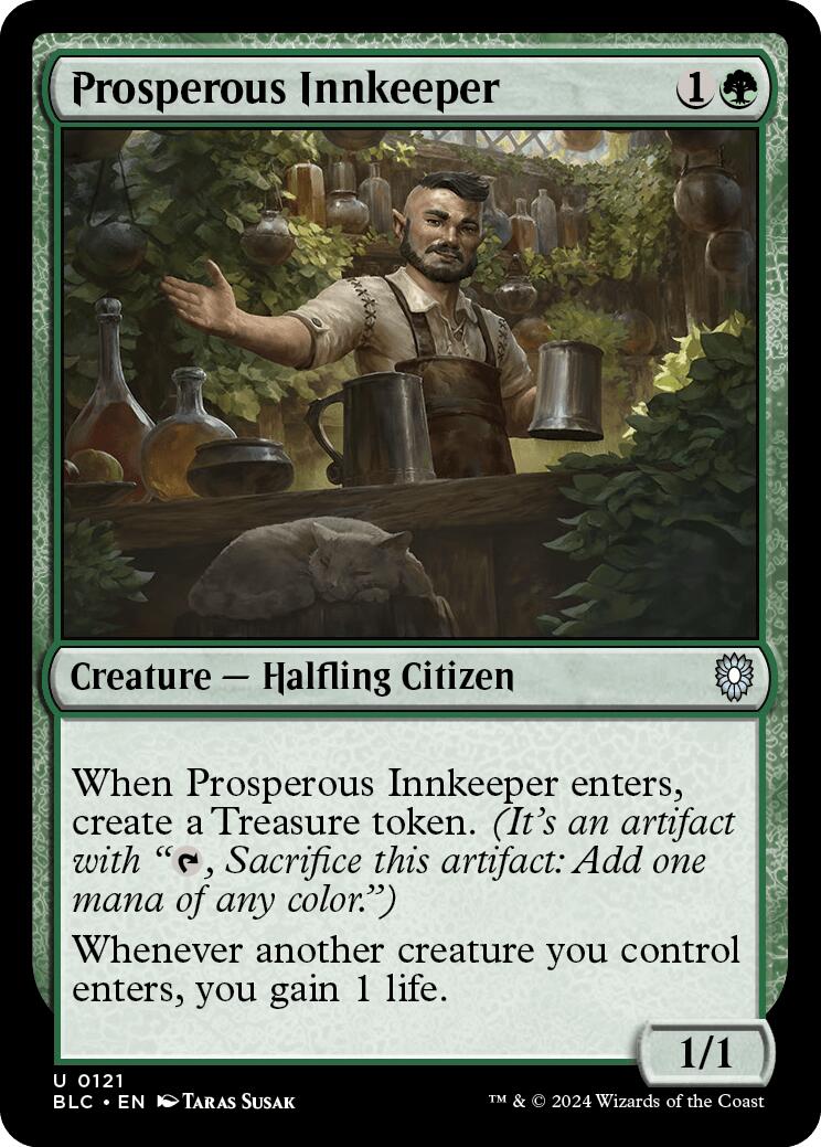 Prosperous Innkeeper [Bloomburrow Commander] | Silver Goblin
