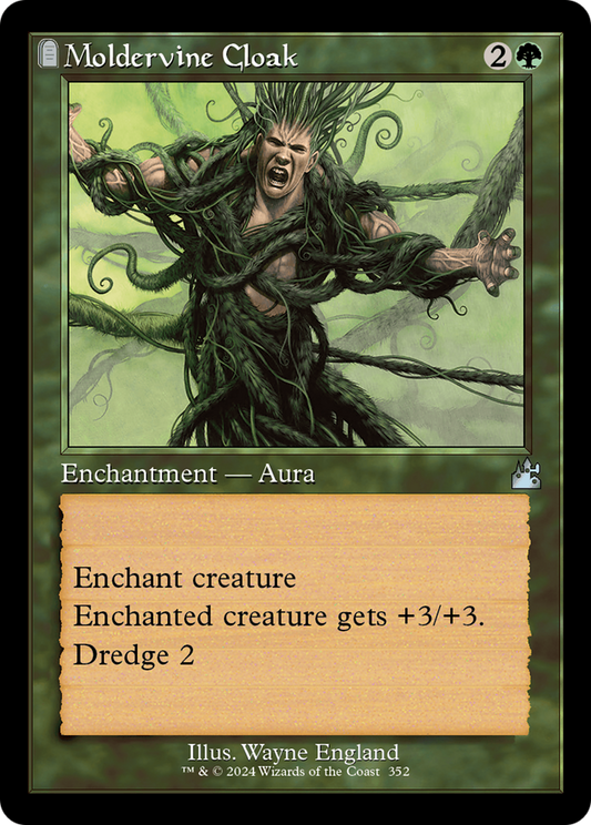 Moldervine Cloak (Retro Frame) [Ravnica Remastered] Foil